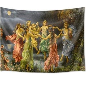 Urban Outfitters Wall Tapestry Ronan and the Fairies
